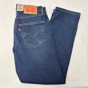 Levi's 502 TAPER Dark‎ Blue Straight Men's Jeans size 29/30  NEW